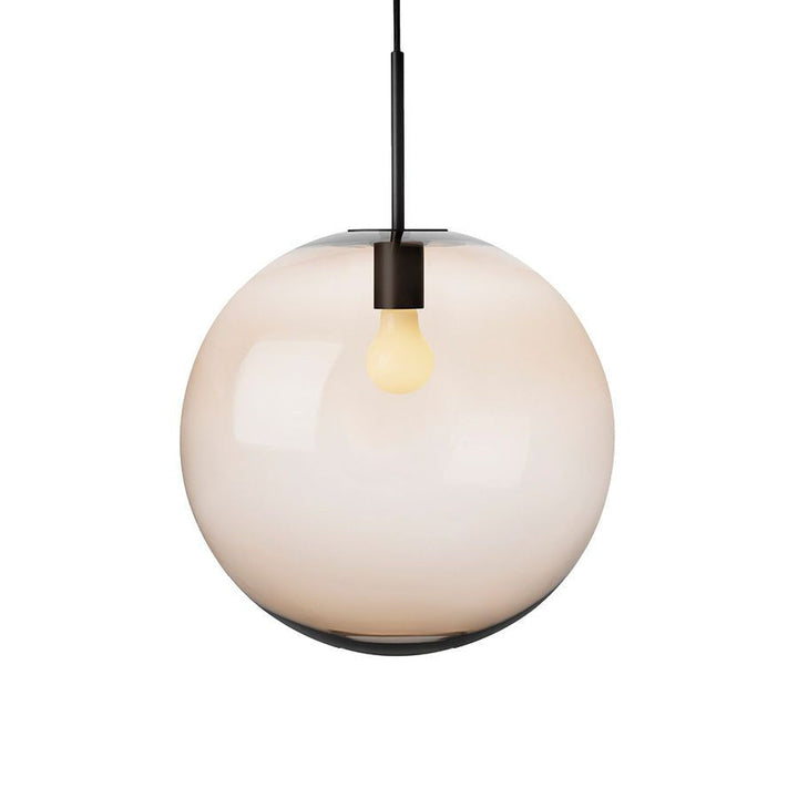 Arkivlampe 4014 40 cm - Kakao - Sort-Takpendler-Hadeland Glassverk-Brun-Hak__HG400-4014-2053-Sort-Lightup.no