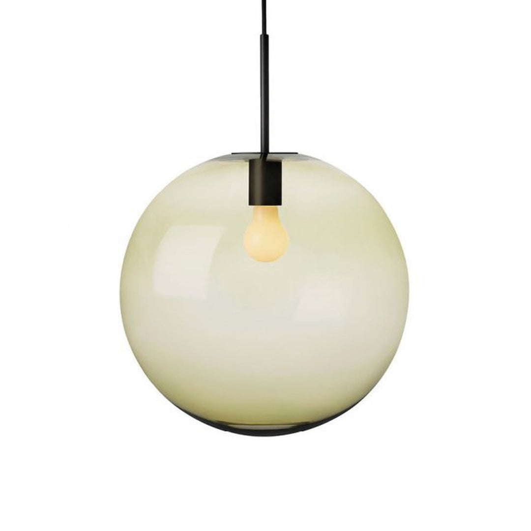 Arkivlampe 4014 40 cm - Oliven - Sort-Takpendler-Hadeland Glassverk-Grønn / Svart-Hak__HG400-4014-1004-Sort-Lightup.no