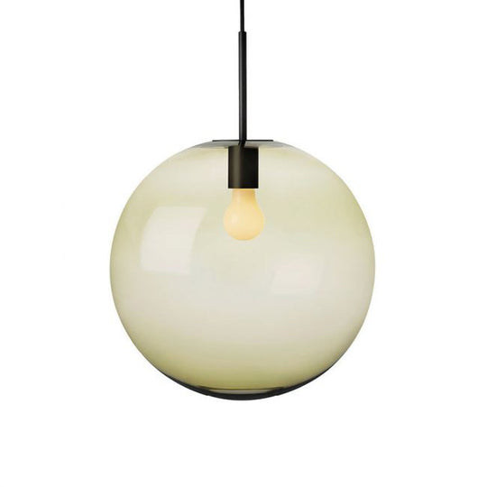 Arkivlampe 4014 40 cm - Oliven - Sort-Takpendler-Hadeland Glassverk-Grønn / Svart-Hak__HG400-4014-1004-Sort-Lightup.no