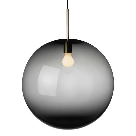 Arkivlampe 4014 50 cm - Grå - Messing-Takpendler-Hadeland Glassverk-Grå / Messing-Hak__HG500-4014-2233-Messing-Lightup.no