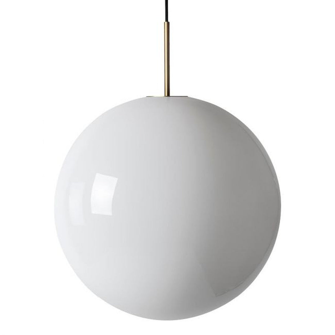 Arkivlampe 4014 - 50 cm - Hvit - Messing-Takpendler-Hadeland Glassverk-Hvit / Messing-Hak__HG500-4014-1010-Messing-Lightup.no