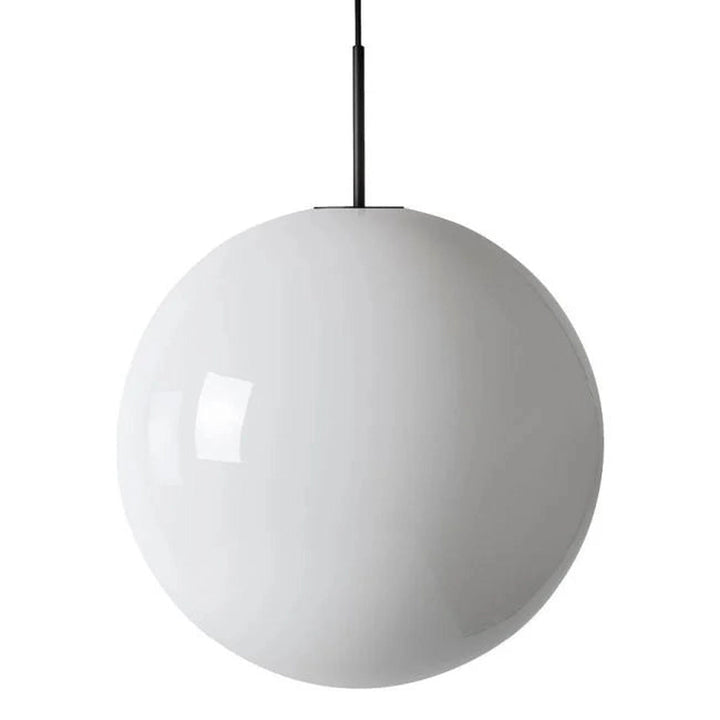 Arkivlampe 4014 - 50 cm - Hvit - Sort-Takpendler-Hadeland Glassverk-Hvit-Hak__HG500-4014-1010-Sort-Lightup.no