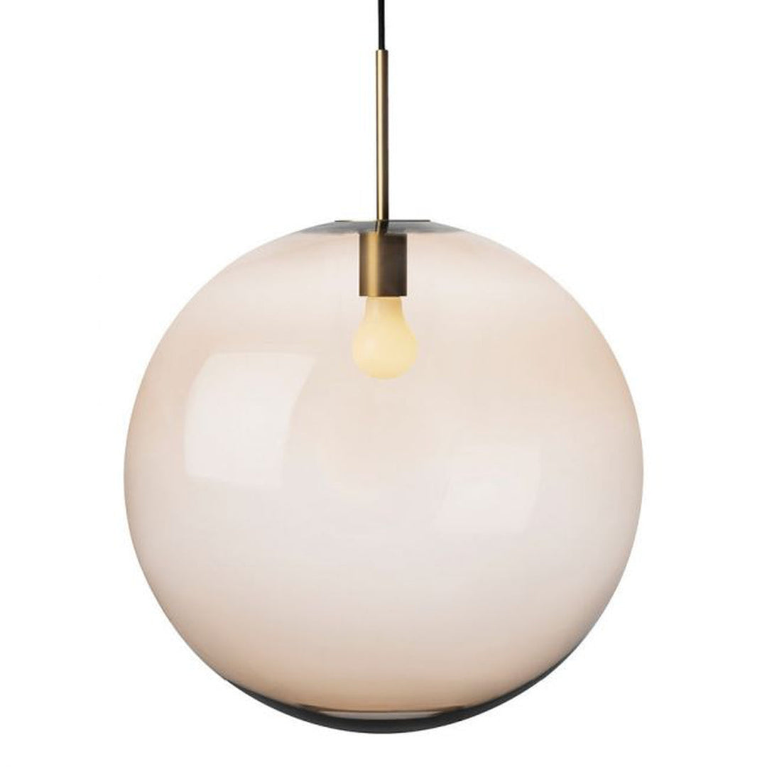 Arkivlampe 4014 50 cm - Kakao - Messing-Takpendler-Hadeland Glassverk-Kakao / Messing-Hak__HG500-4014-2053-Messing-Lightup.no