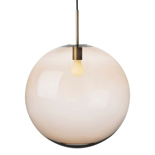 Arkivlampe 4014 50 cm - Kakao - Messing-Takpendler-Hadeland Glassverk-Kakao / Messing-Hak__HG500-4014-2053-Messing-Lightup.no