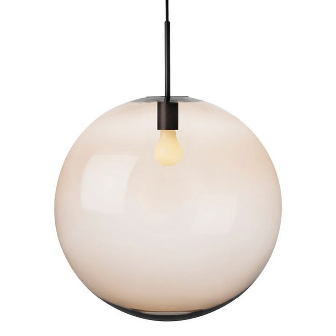 Arkivlampe 4014 50 cm - Kakao - Sort-Takpendler-Hadeland Glassverk-Brun-Hak__HG500-4014-2053-Sort-Lightup.no