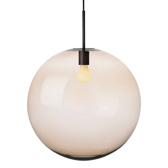Arkivlampe 4014 50 cm - Kakao - Sort-Takpendler-Hadeland Glassverk-Brun-Hak__HG500-4014-2053-Sort-Lightup.no