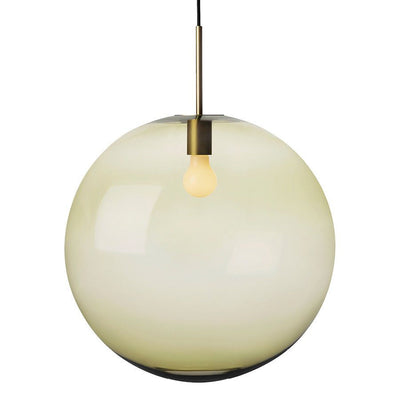 Arkivlampe 4014 50 cm - Oliven - Messing-Takpendler-Hadeland Glassverk-Hak__HG500-4014-1004-Messing-Lightup.no
