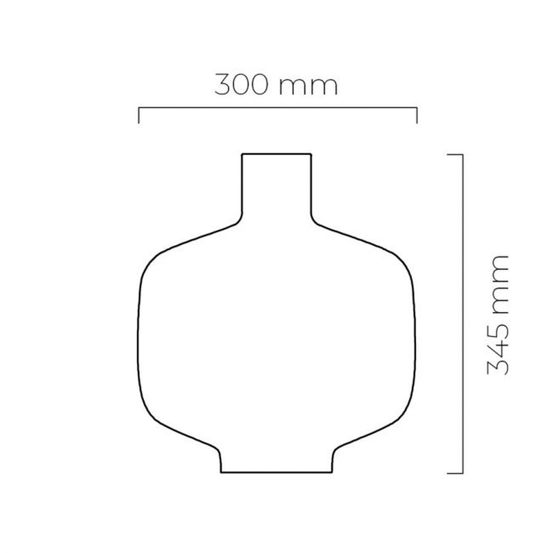 Arkivlampe 4180 - Large - Hvit Matt - Matt Sort-Takpendler-Hadeland Glassverk-Hvit-Hak__HG300-4180-1015-Matt-Sort-Lightup.no