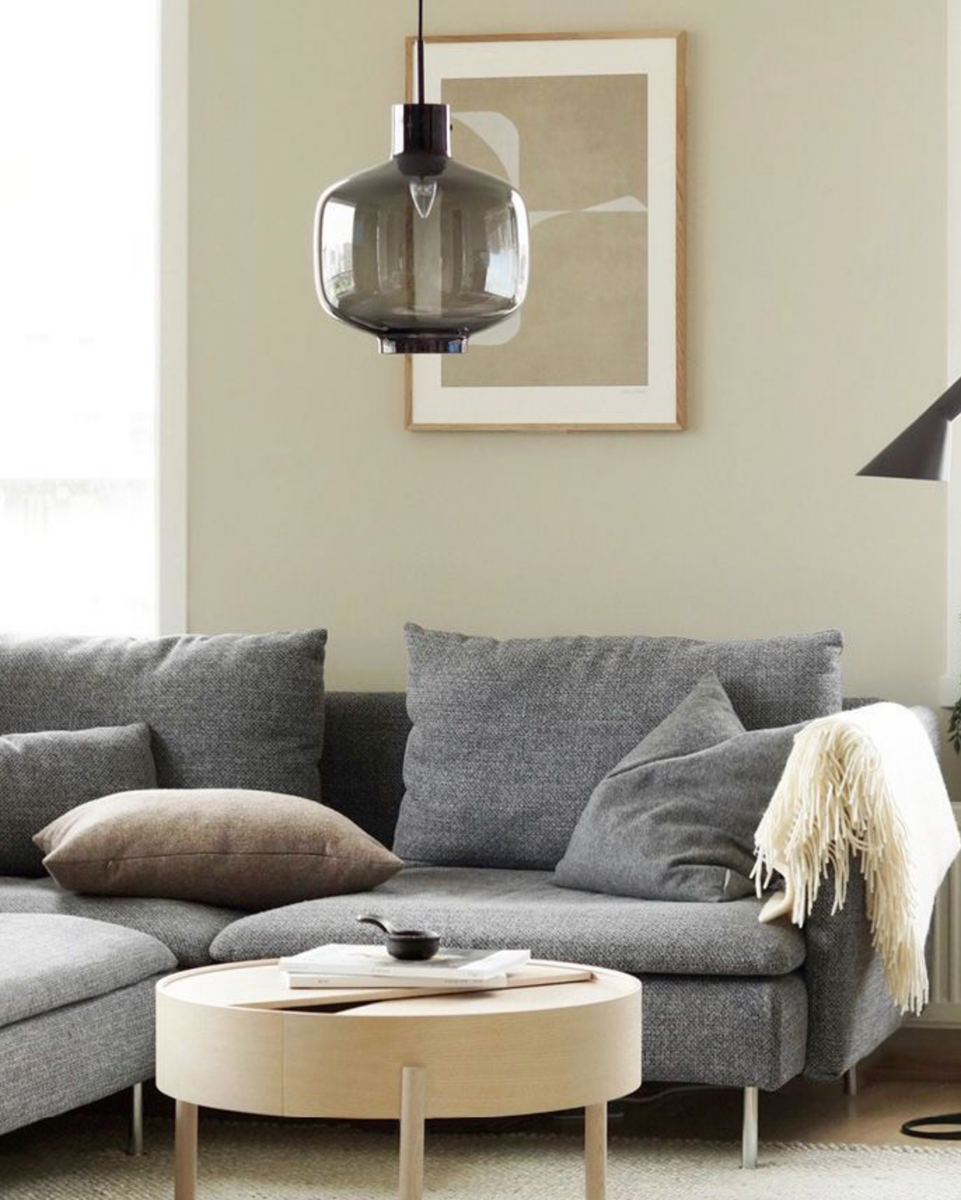 Arkivlampe 4180 - Large - Røykfarget - Stål-Takpendler-Hadeland Glassverk-Stål-Hak__HG300-4180-2233-Stål-Lightup.no