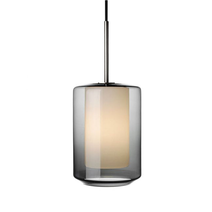 Arkivlampe 4245 - Stål-Takpendler-Hadeland Glassverk-Opal / Stål-Hak__HG248-4245-2233-Stål-Lightup.no