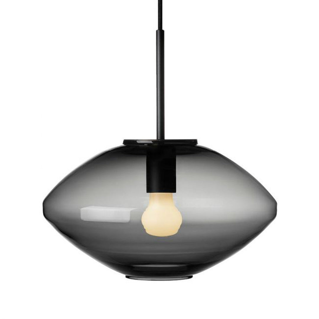 Arkivlampe 4280 - Grå - Matt Sort-Takpendler-Hadeland Glassverk-Grå-Hak__HG350-4280-2233-Matt-Sort-Lightup.no