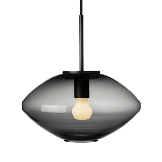 Arkivlampe 4280 - Grå - Matt Sort-Takpendler-Hadeland Glassverk-Grå-Hak__HG350-4280-2233-Matt-Sort-Lightup.no
