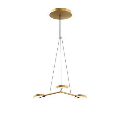 Arm 3 takpendel 3x12W Dimbar - Messingfarget-Takpendler-Design by Grönlund-1781-52-Lightup.no