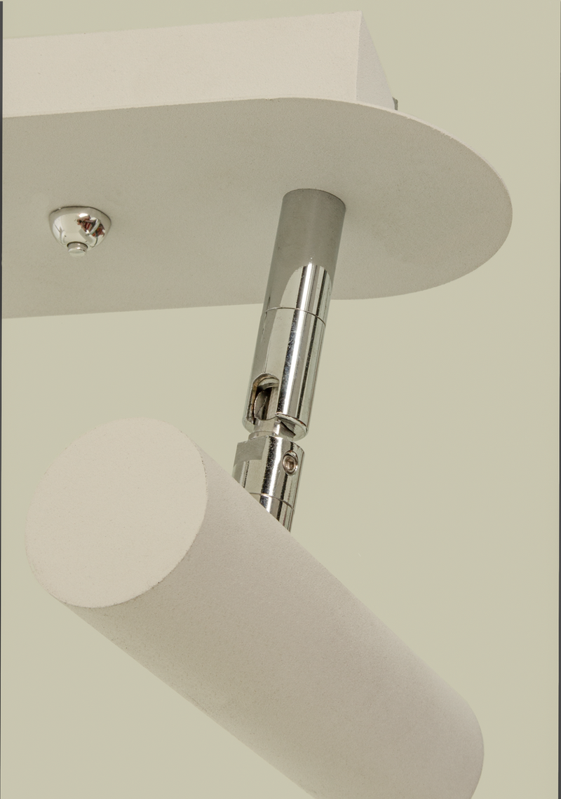 Artic vegglampe dobbel 2x6W Dimbar - Hvit-Vegglamper-Aneta Lighting-60101-01-Lightup.no