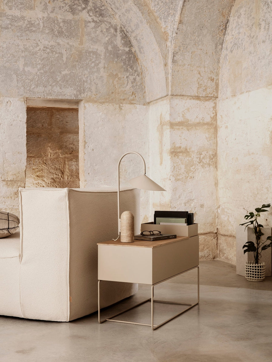 Arum bordlampe - cashmere-Bordlamper-Ferm Living-Marmor / Beige-Feg__110168693-Lightup.no