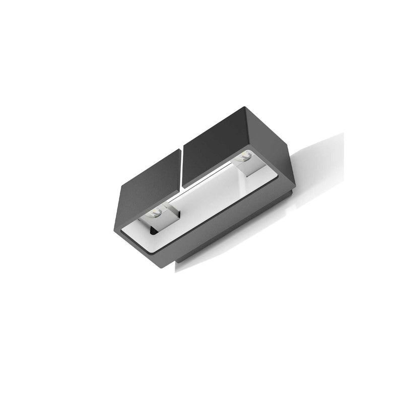 Ask vegglampe opp/ned utendørs 11W 2700K IP65 - Svart-Utebelysning vegg opp og ned-LOOM Design-LF-807-001-Lightup.no