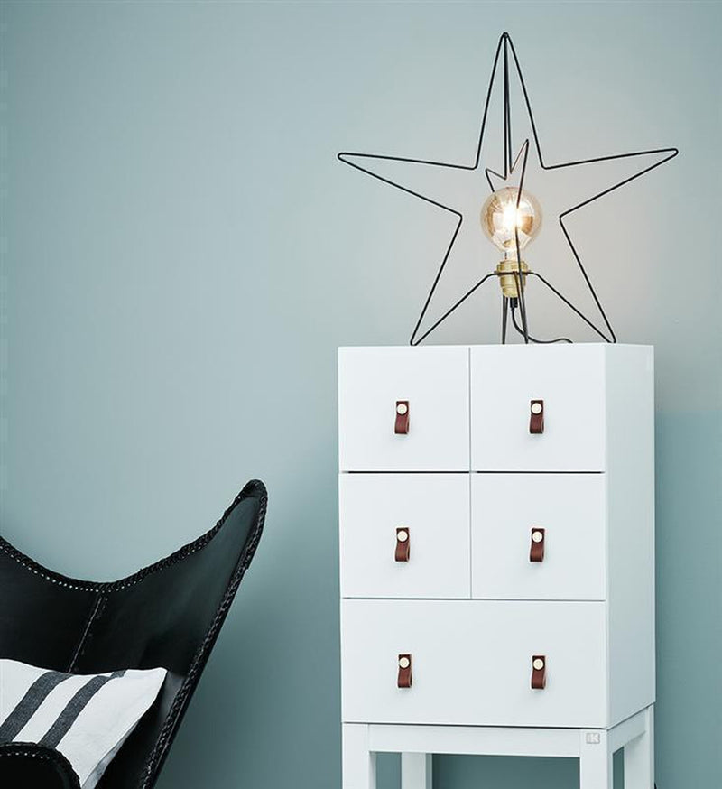 Asterix 3D metall stjerne - Svart-Julebelysning adventstjerne-Marksløjd-704425-Lightup.no