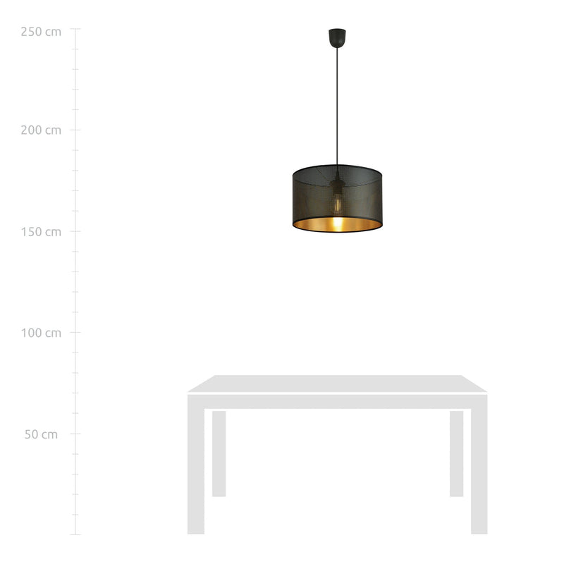 Aston takpendel 35 cm - Svart/Gullfarget-Takpendler-Emibig-1148/1-Lightup.no