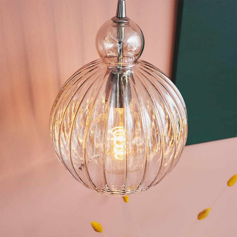 Ball Ball takpendel 32 cm - Amber-Takpendler-Halo Designs-5705639737345-Lightup.no