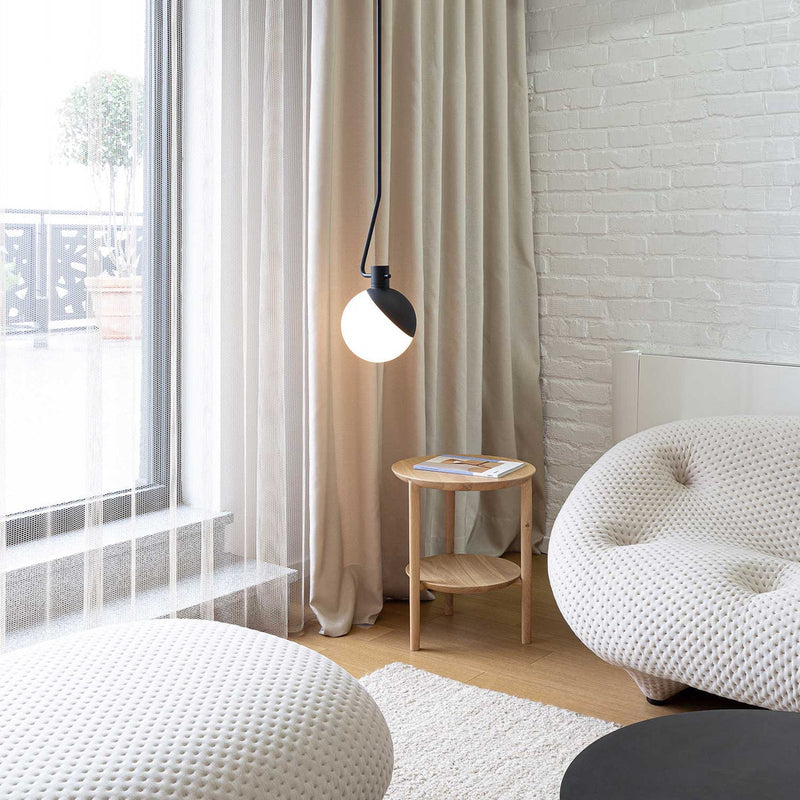 Baluna taklampe - Svart/Opal-Taklamper-Grupa-LF-BA-C-Lightup.no