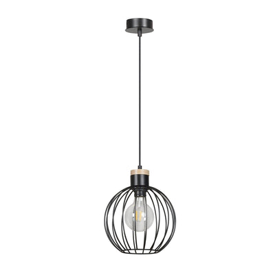 Barbado takpendel 1 lys - Svart/Trefarget-Takpendler-Emibig-754/1-Lightup.no