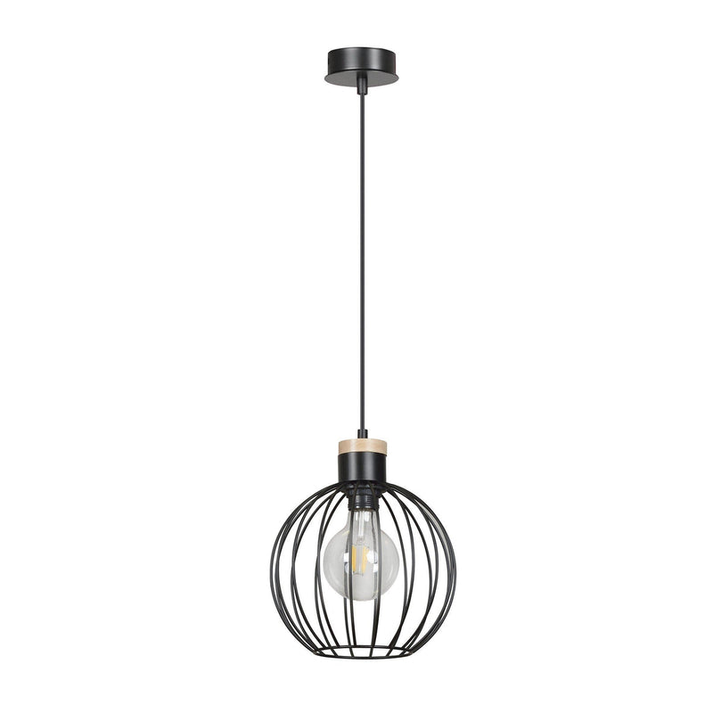 Barbado takpendel 1 lys - Svart/Trefarget-Takpendler-Emibig-754/1-Lightup.no