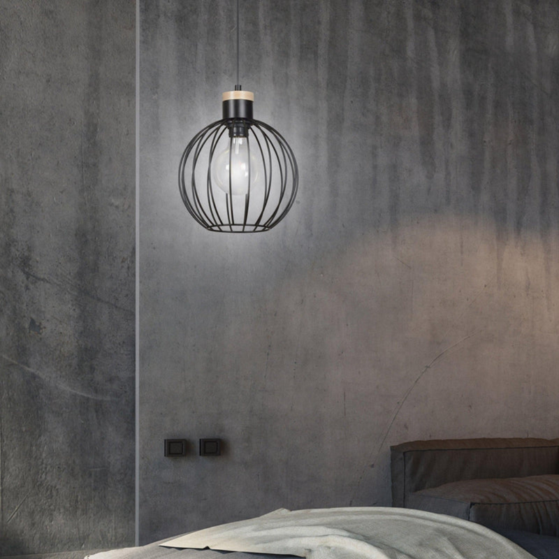 Barbado takpendel 1 lys - Svart/Trefarget-Takpendler-Emibig-754/1-Lightup.no
