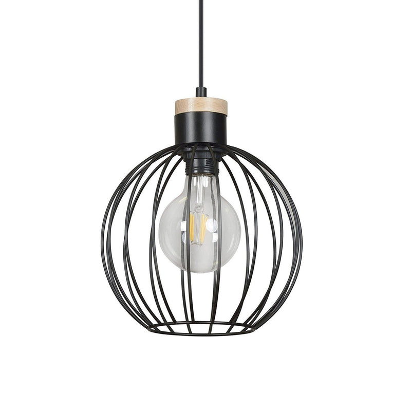 Barbado takpendel 1 lys - Svart/Trefarget-Takpendler-Emibig-754/1-Lightup.no