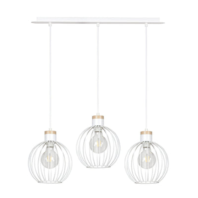 Barbado takpendel 3 lys - Hvit/Trefarget-Takpendler-Emibig-755/3-Lightup.no