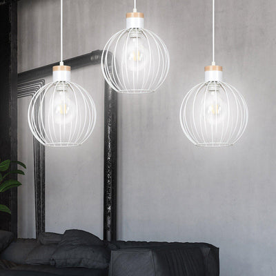 Barbado takpendel 3 lys - Hvit/Trefarget-Takpendler-Emibig-755/3-Lightup.no