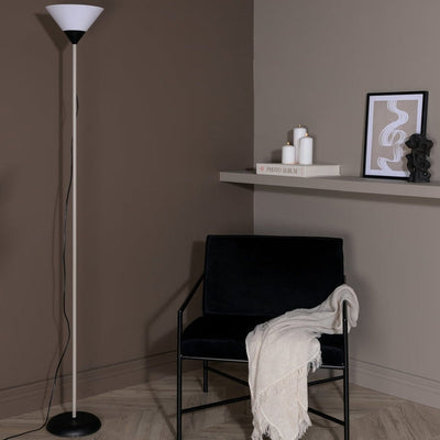 Batang gulvlampe 178 cm - Beige/Hvit-Gulvlamper-Venture Home-15636-330-Lightup.no