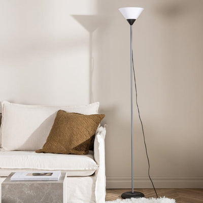 Batang gulvlampe 178 cm - Lysgrå/Hvit-Gulvlamper-Venture Home-15636-339-Lightup.no