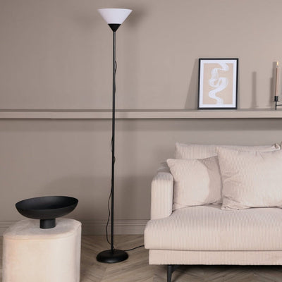 Batang gulvlampe 178 cm - Svart/Hvit-Gulvlamper-Venture Home-15636-338-Lightup.no