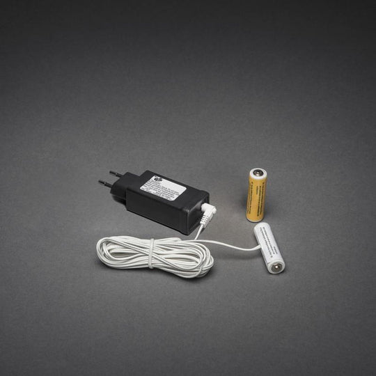 Batteriadapter - Erstatter 2xAA Batteri-Julebelysning dekor og pynt-Konstsmide-5162-000-Lightup.no