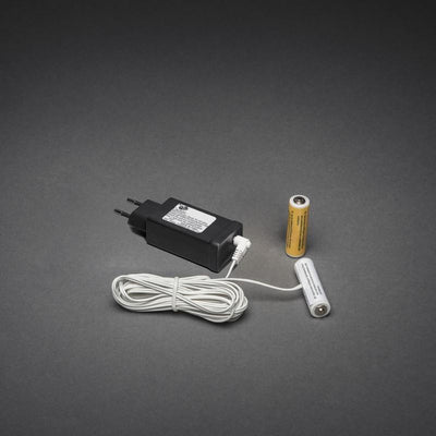 Batteriadapter - Erstatter 2xAA Batteri-Julebelysning dekor og pynt-Konstsmide-5162-000-Lightup.no