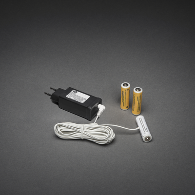 Batteriadapter - Erstatter 3xAA Batteri-Julebelysning dekor og pynt-Konstsmide-5163-000-Lightup.no