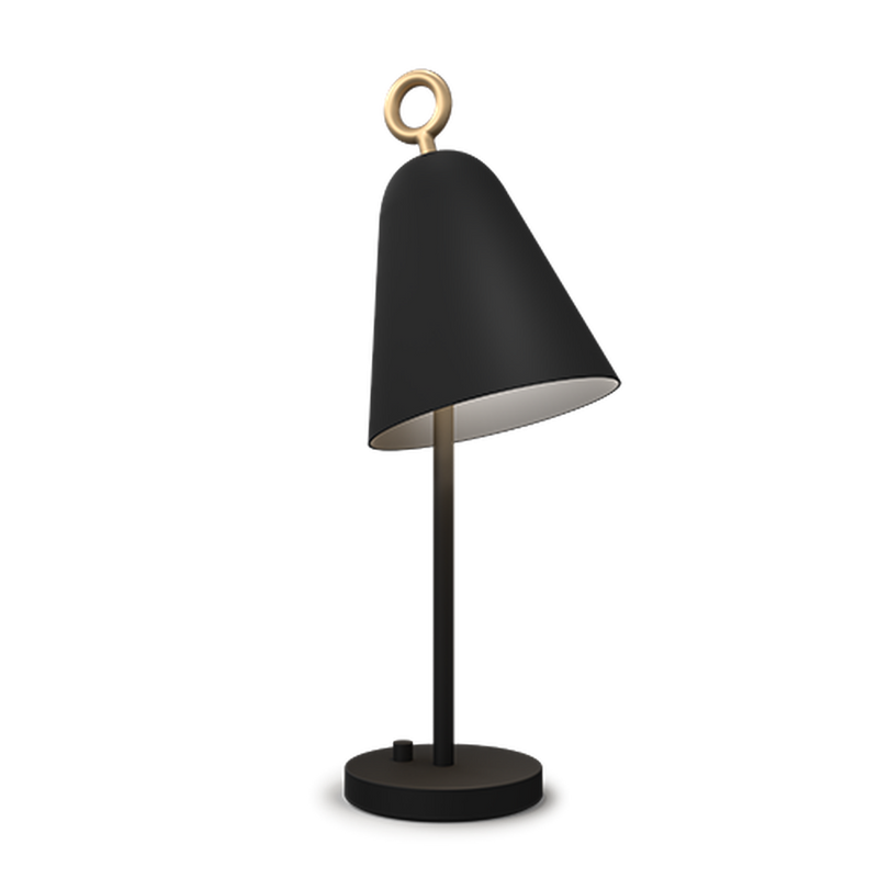 Bella bordlampe - Matt svart-Bordlamper-Herstal-HV4550232-Lightup.no