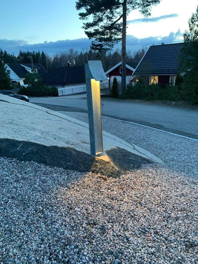 Bend pullert, galvanisert-Utebelysning pullert-Belid-7397228-Lightup.no