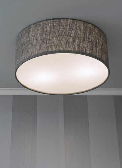 Bendir taklampe 38 cm - Grå-Taklamper-Aneta Lighting-66703-018-Lightup.no