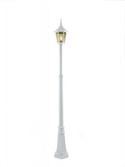 Bergen høy stolpe - Hvit-Utebelysning stolpe-Ms - belysning-3103191081-Lightup.no