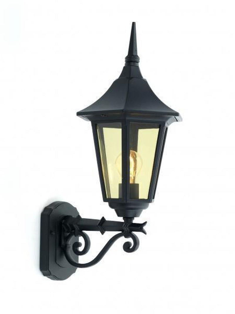 Bergen vegglampe opp - Svart-Utebelysning vegg klassisk-Ms - belysning-3103191074-Lightup.no