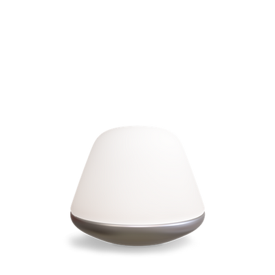Bloom bordlampe small E27 - Satin sølv/Opal glass-Bordlamper-Herstal-HV462020718-Lightup.no