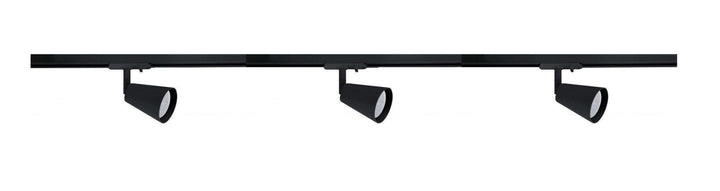 Bocca spotskinne 3 spotter 1 meter - Svart-Spotskinner 230V-NorDesign-387570105+130000305+389561305+389561205-Lightup.no