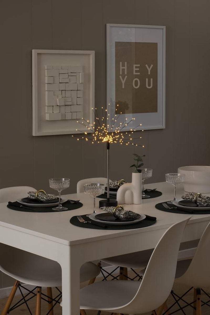 Borddekorasjon 160 LED - Svart-Julebelysning dekor og pynt-Konstsmide-Svart-1207-787-Lightup.no