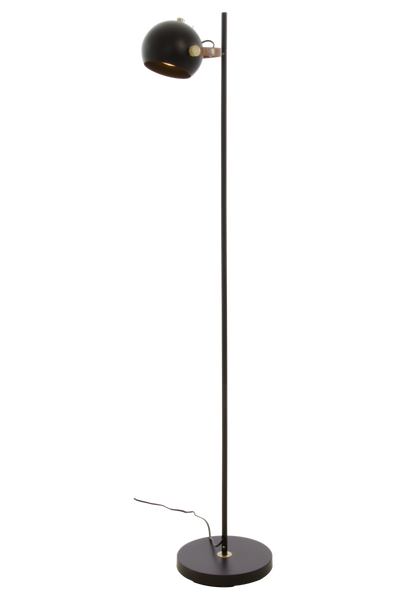 Bow gulvlampe - Svart/Brun-Gulvlamper-Aneta Lighting-69801-15-Lightup.no