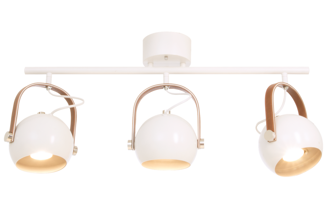 Bow taklampe - Hvit/Brun-Taklamper-Aneta Lighting-Svart-66802-01-Lightup.no