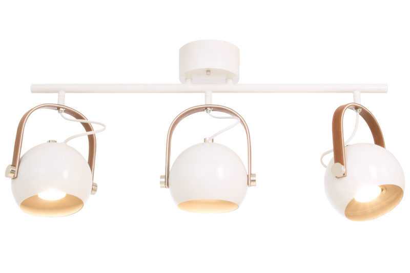 Bow taklampe - Hvit/Brun-Taklamper-Aneta Lighting-66802-01-Lightup.no