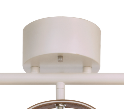 Bow taklampe - Hvit/Brun-Taklamper-Aneta Lighting-66802-01-Lightup.no