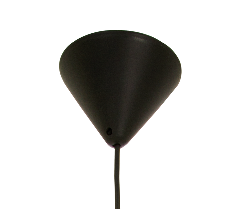 Bow taklampe single - Svart/Brun-Takpendler-Aneta Lighting-65801-15-Lightup.no