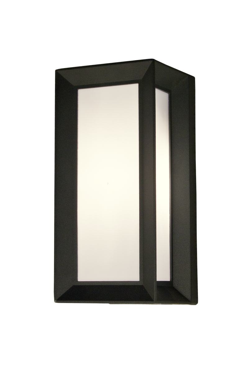 Box vegglampe utendørs IP44 E27 - Mørk grå-Utebelysning vegg klassisk-Aneta Lighting-13630-14-Lightup.no